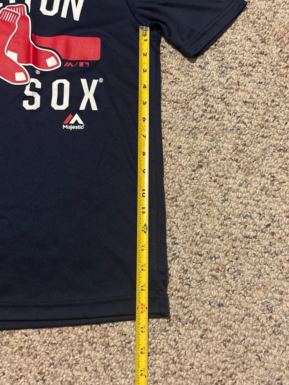 Genuine Merchandise Navy Boston Red Sox Graphic Tee with Red Logo - Picture 6 of 6